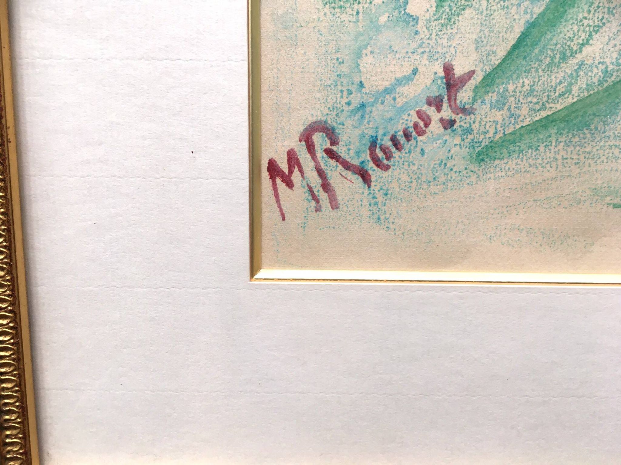Aquarelle de Madeleine Rouart, artiste proche de Degas