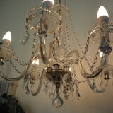 6-light chandelier with tassels