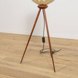 Scandinavian Three-legged Teak Lamp, Sweden, 1970s