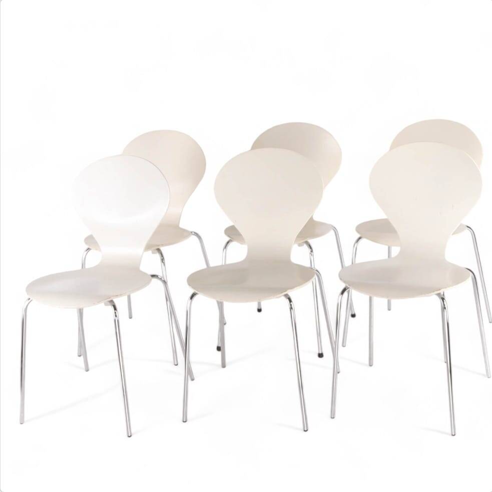 Suite de 6 chaises danoises