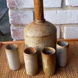 Pyrite stoneware liqueur service
