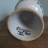 Keraluc Quimper candlestick picnic signed