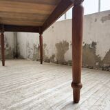 Turned leg cherry table 160cm