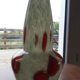 Vase en verre soufflé années 70