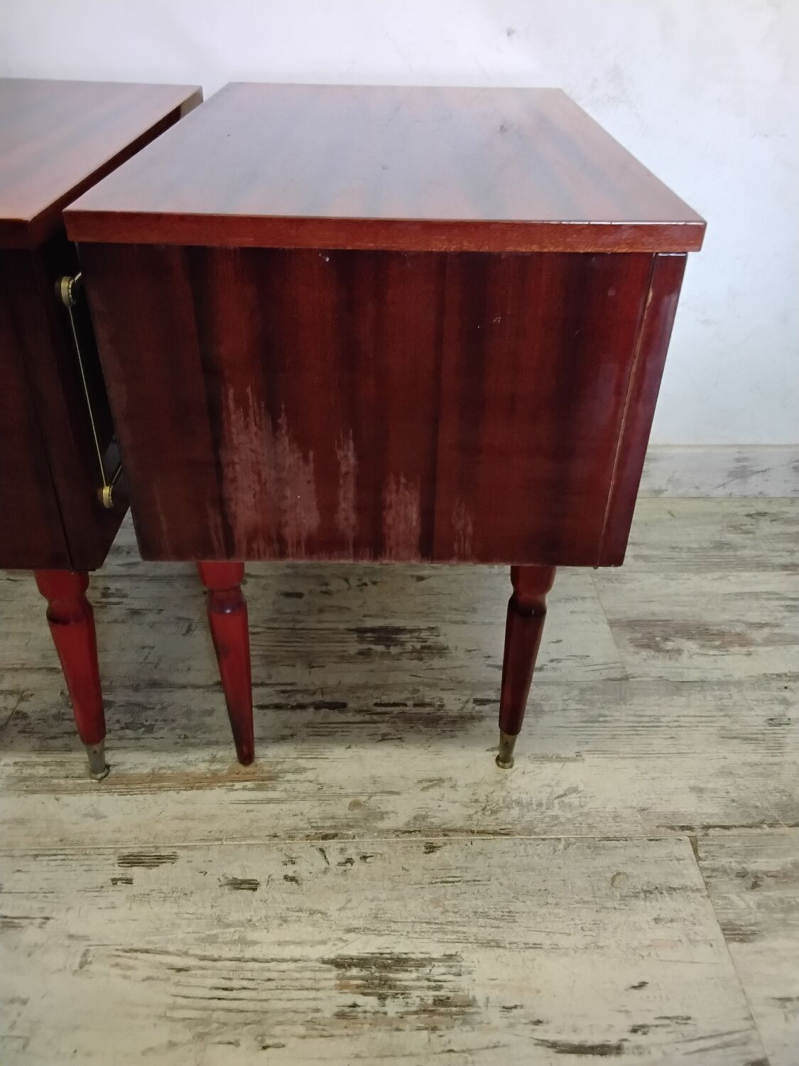 Pair of vintage bedside tables