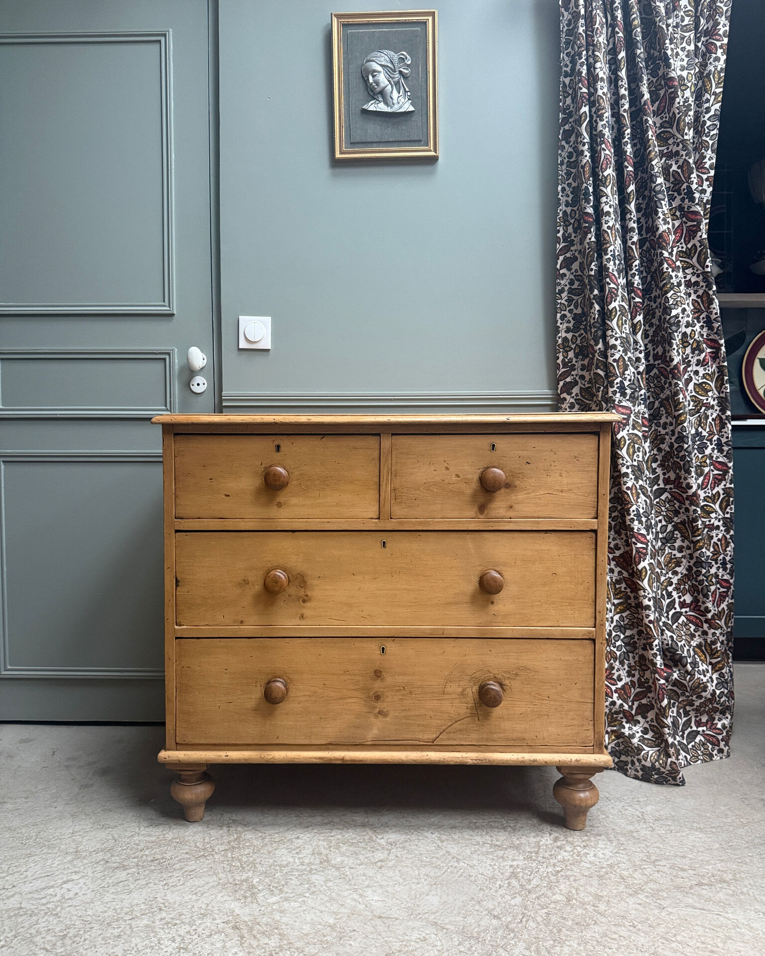 Commode anglaise en pin (rénovée)