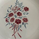 Service de 13 assiettes et un plat Badonviller