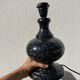 Black Memphis 80 speckled ceramic lamp base