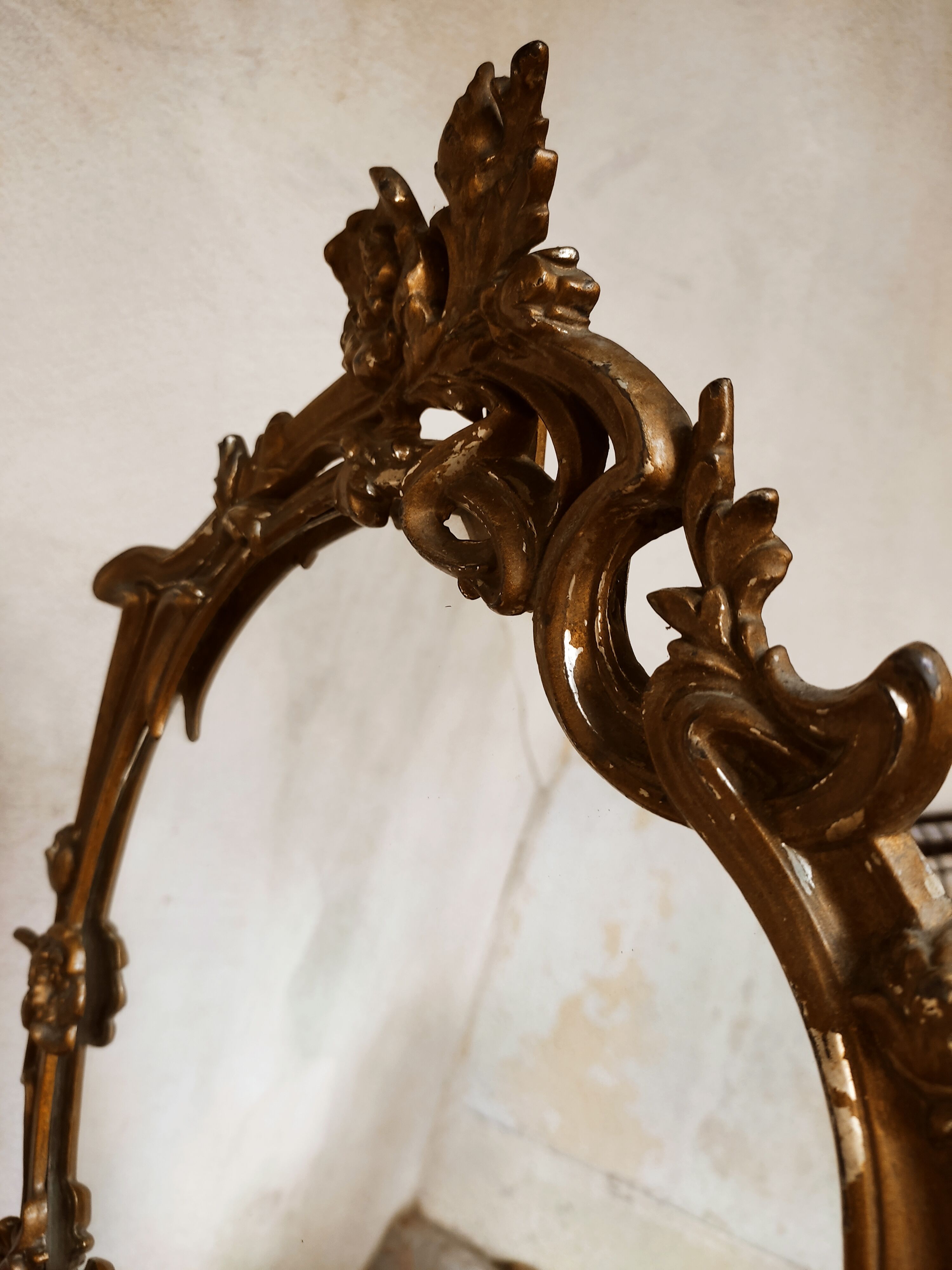 Art Nouveau table mirror