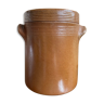 Enamelled sandstone spice pot