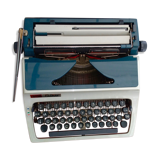 Erika portable typewriter with her briefette - notice and accessories