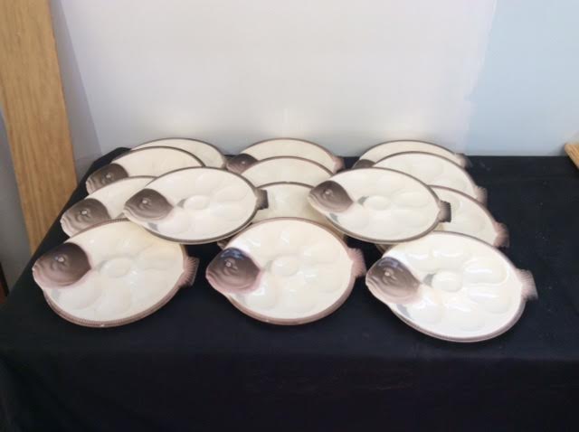 14 oyster plates