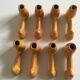 Series of 8 glazed earth knives from Vallauris Biot 60s