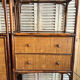 Enfilade étagère rotin vintage