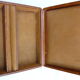 Former jewelry box box box gilded with monogrammed irons AM
