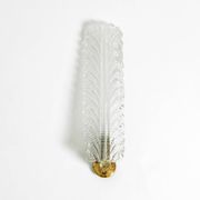 Original Mid Century Modern Italian Barovier & Toso Murano glass wall lamp