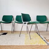 4 chairs by Giancarlo Piretti for Castelli, 1970