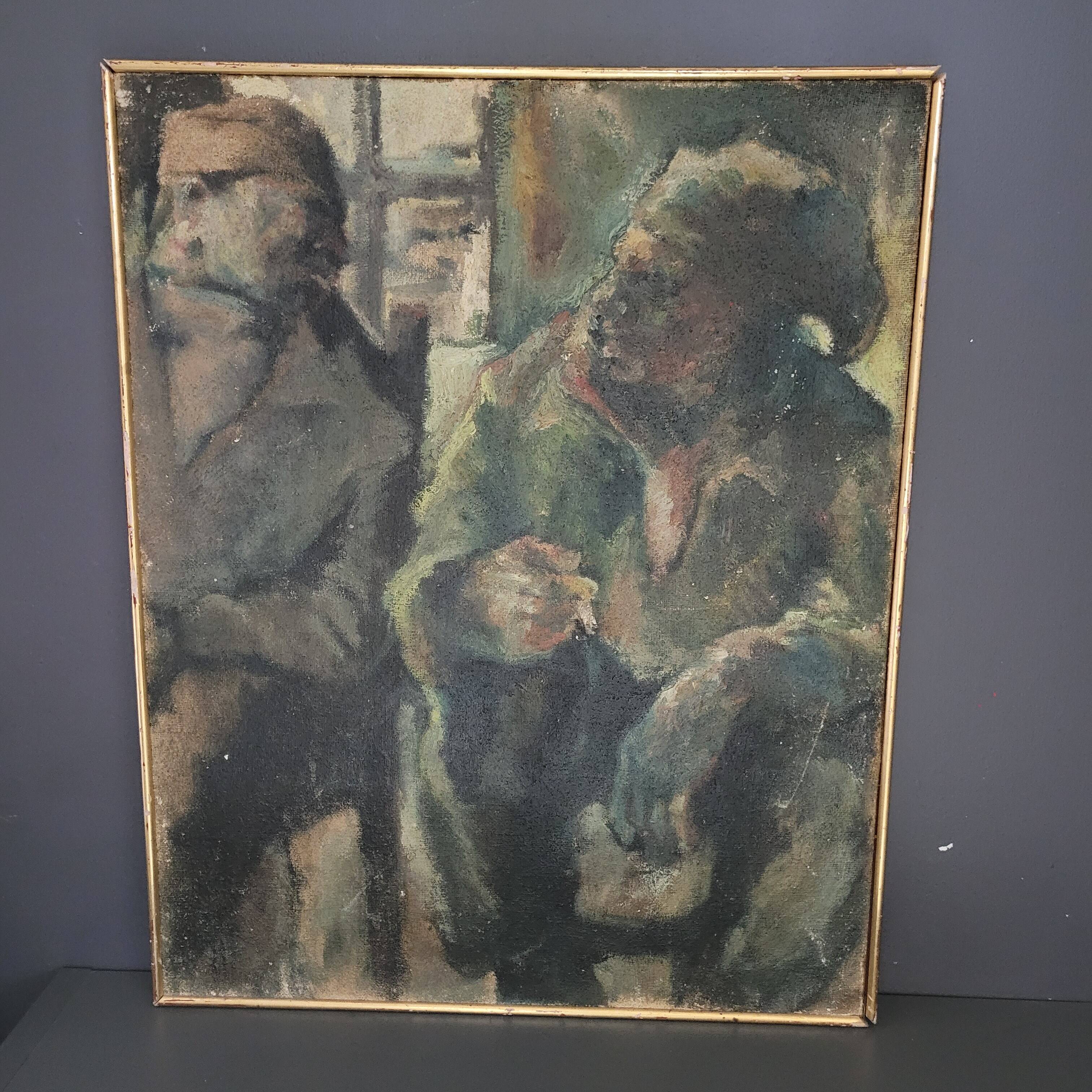 Tableau huile sur toile orientaliste