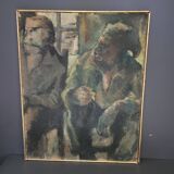 Tableau huile sur toile orientaliste