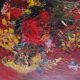 Hst still life bouquet flower in vase by willy jager 1960 germany 1960