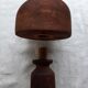 Old wooden hat shape with removable foot-Early 20th