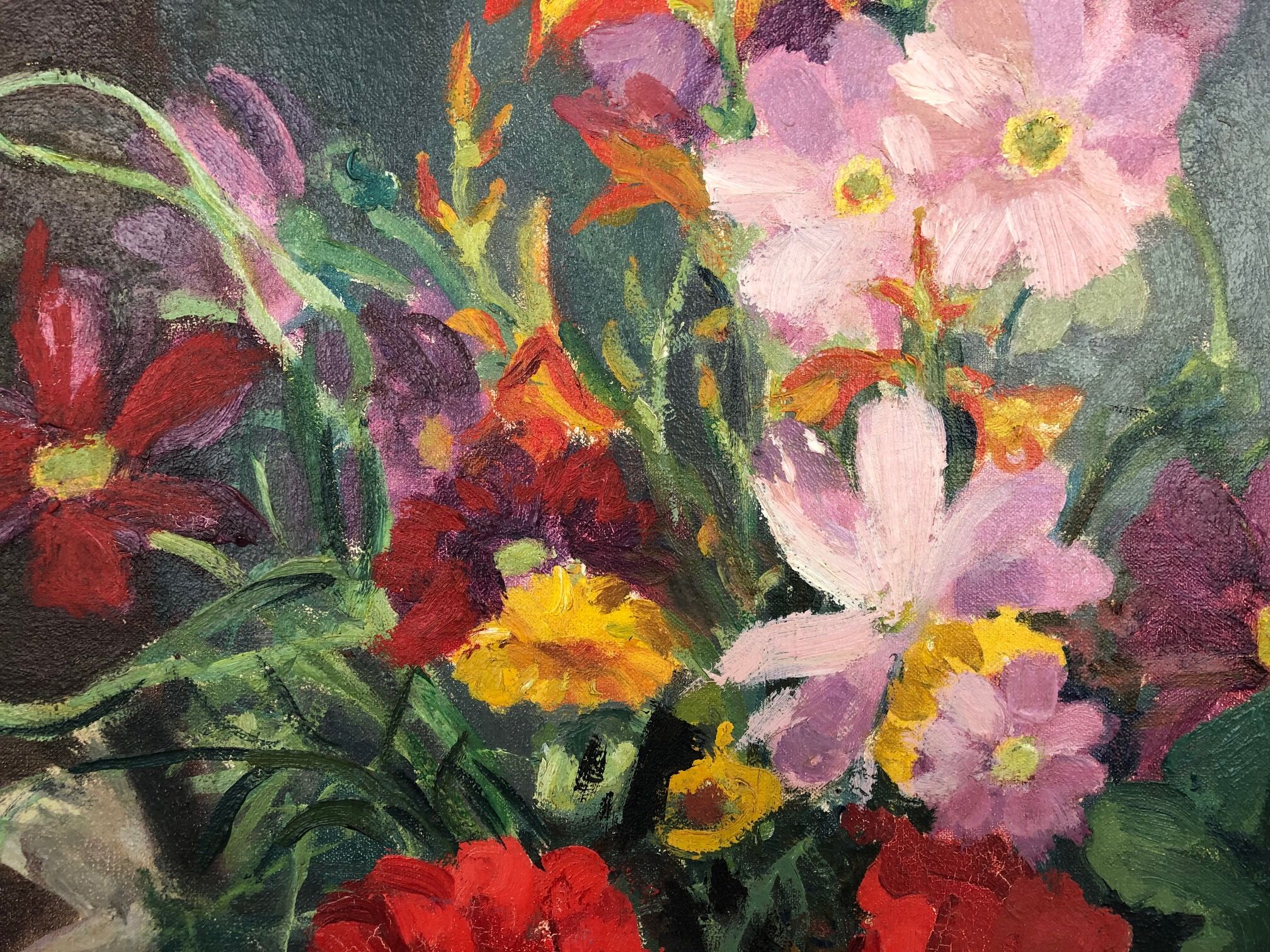 Oil on panel by Adolfo Busi