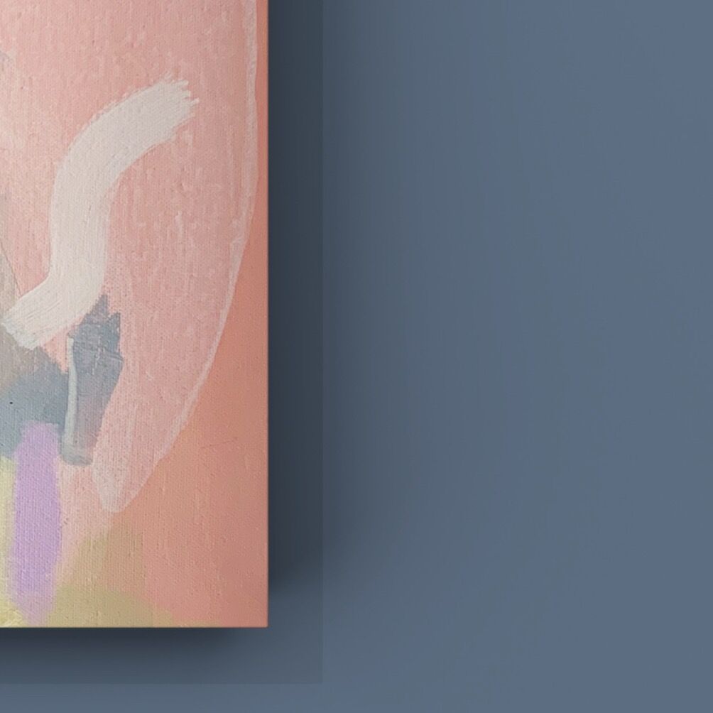 Fade out Lines - Abstract, Acrylic, 50 x 50 cm, unique original piece