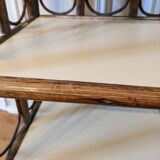 Rattan shelf