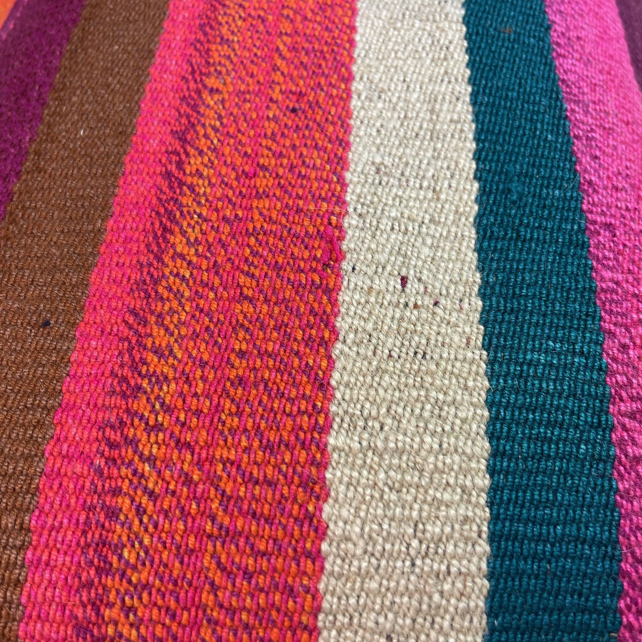 Vintage turkish kilim cushion cover, 30 x 50 cm