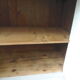 Antique sideboard patinated pearl gray waxed finish, wood top protected by varnish