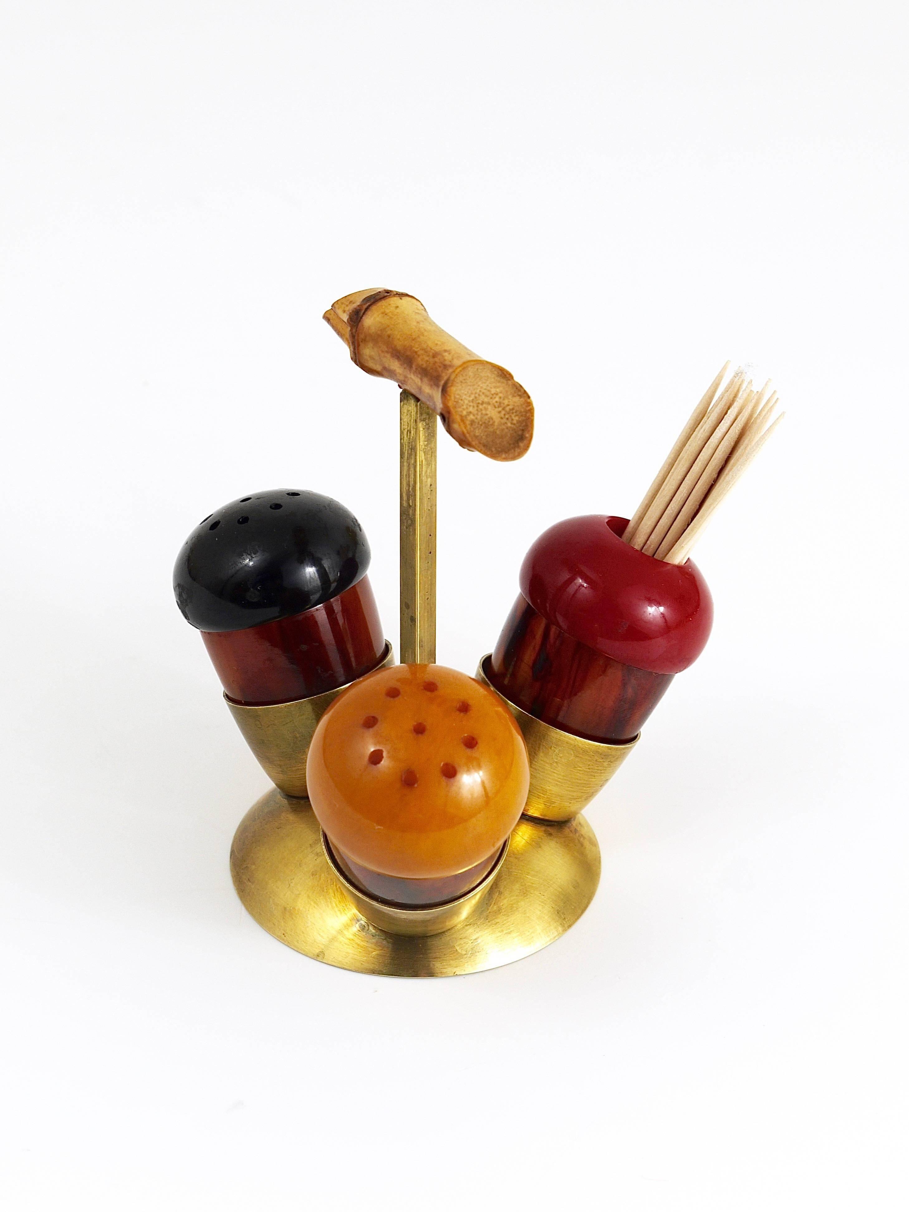 Condiment set salt and pepper, Richard Rohac, Austria, 1950s