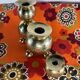 Brass candlesticks Gusum Sweden 1980 x3