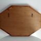 Miroir octogonale art déco en bois massif