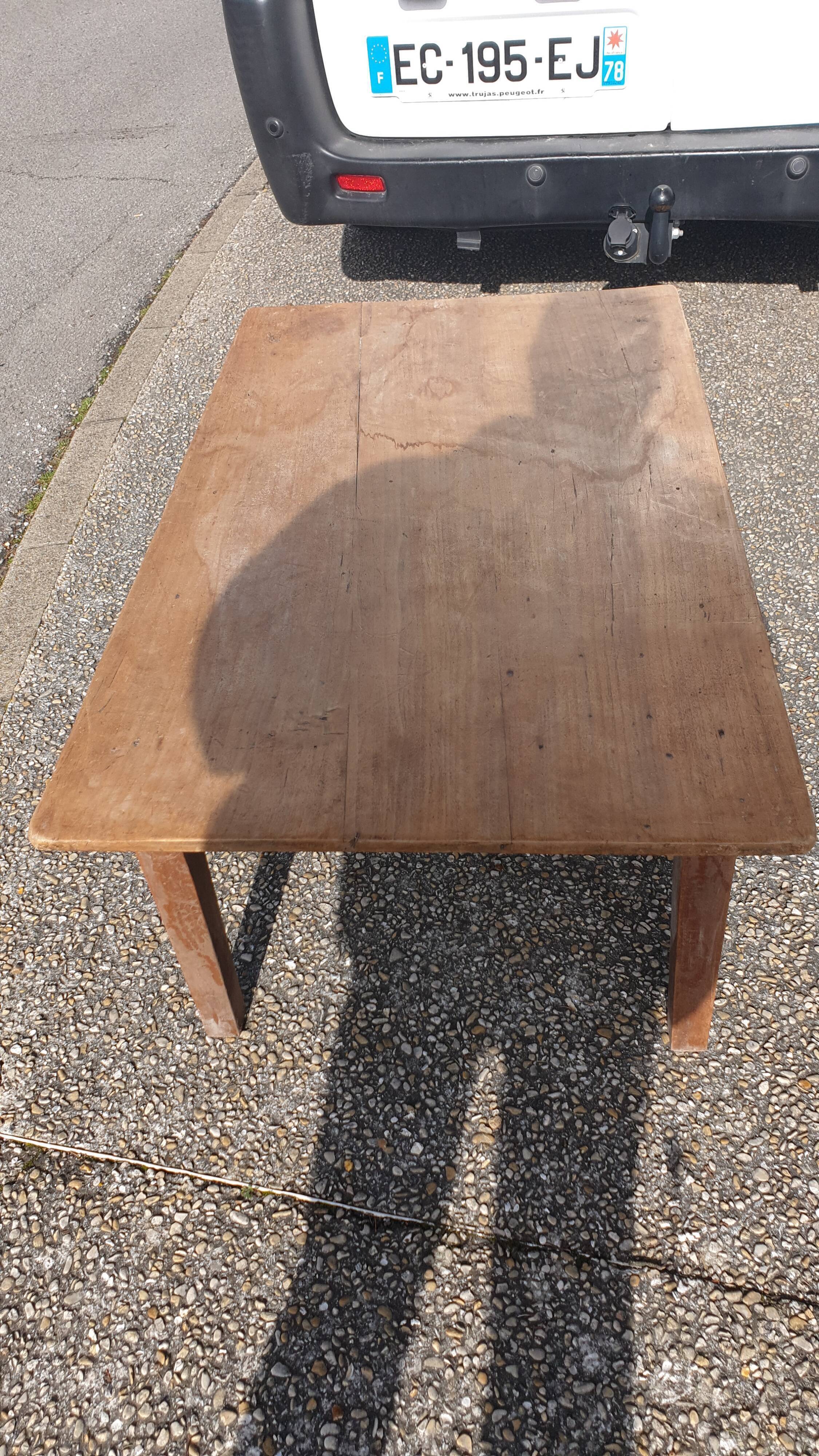 Solid walnut coffee table