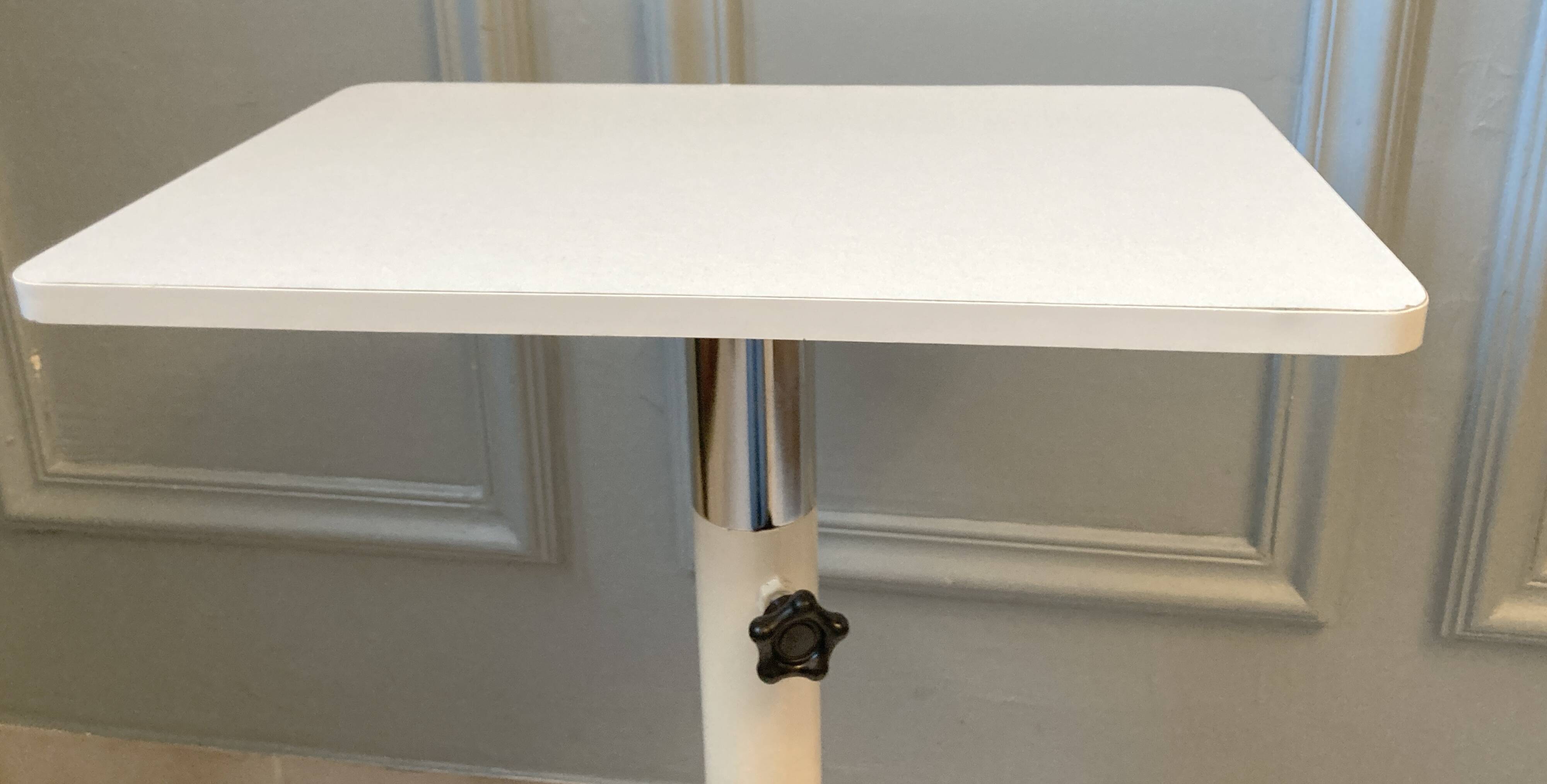 Side furniture with chrome wheels from the 60s