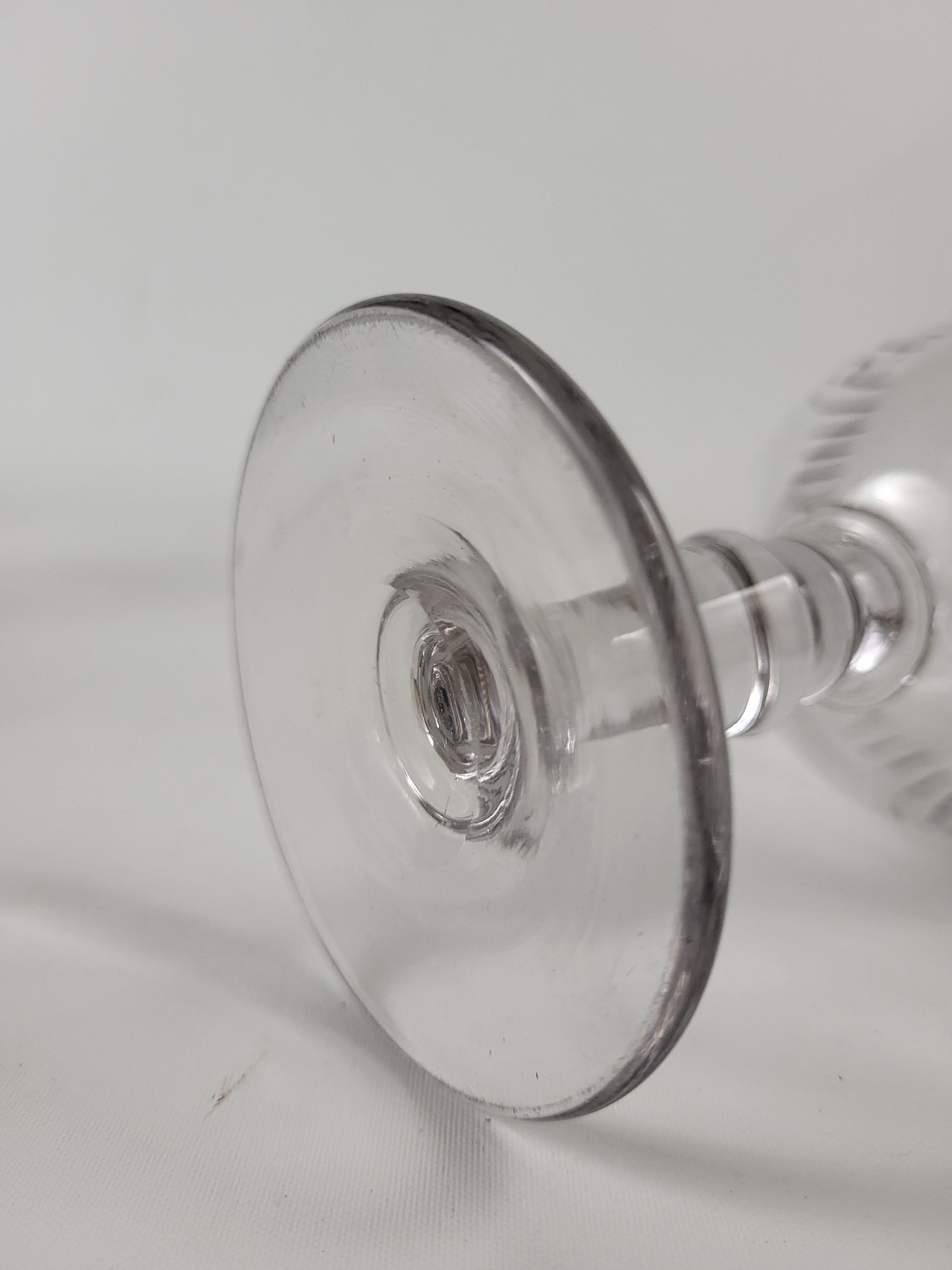 6 water glasses Cristallerie de Portieux XIXeme