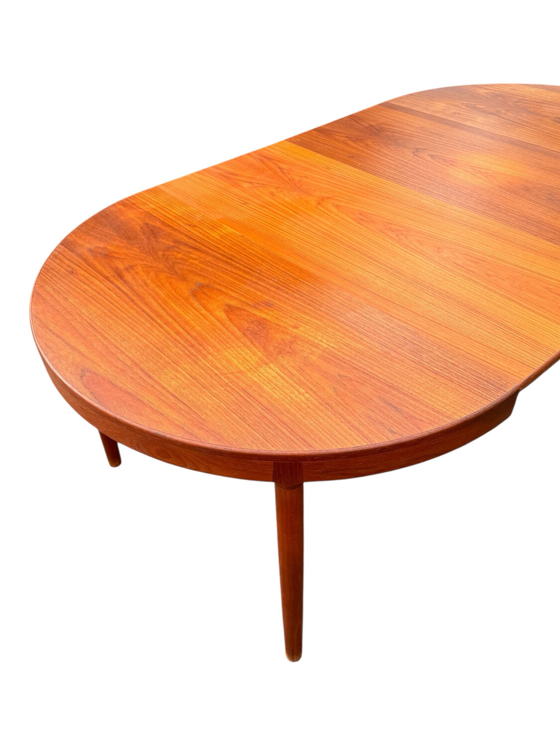 Scandinavian table in teak, design by Harry Ostergaard.