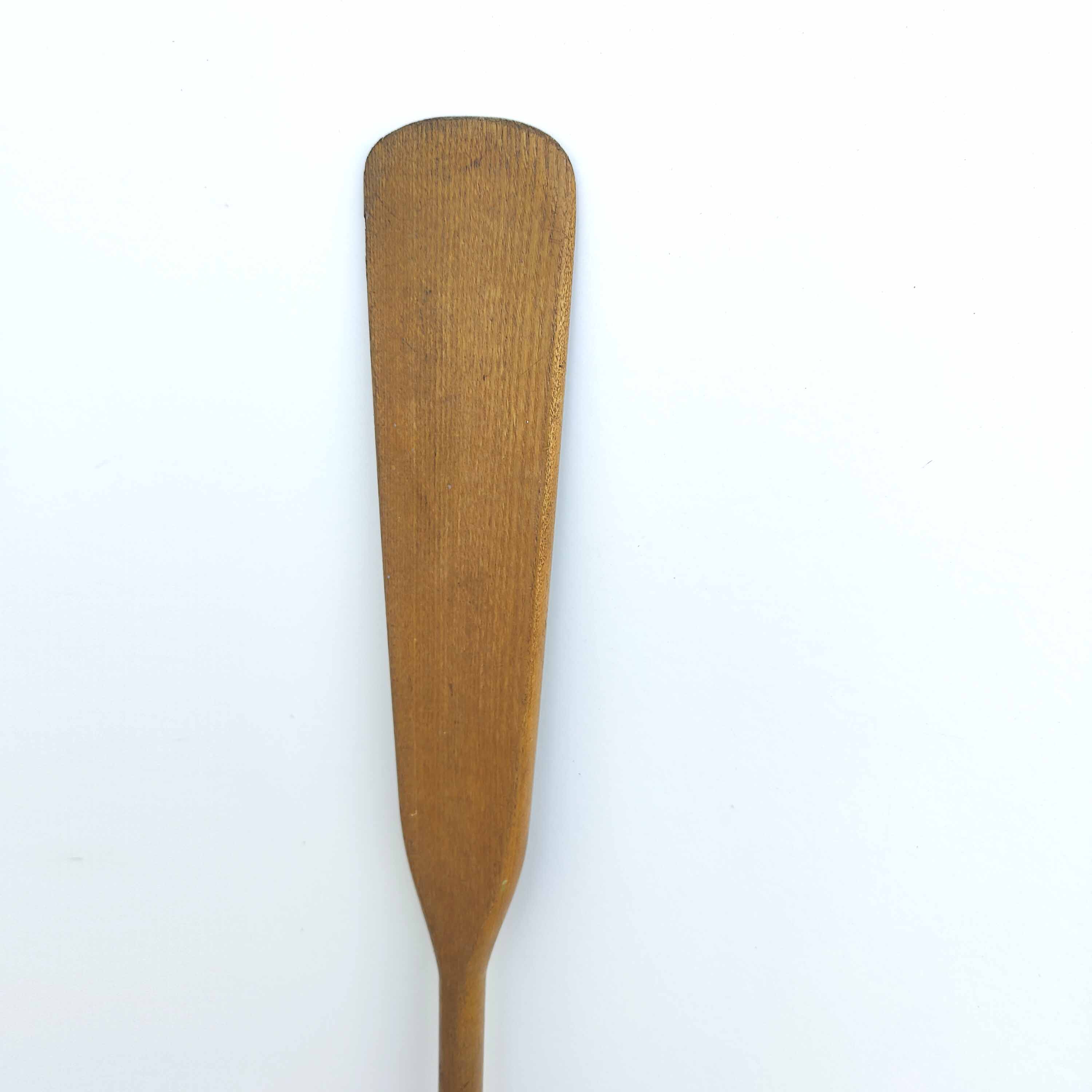 Wooden boat paddle oar