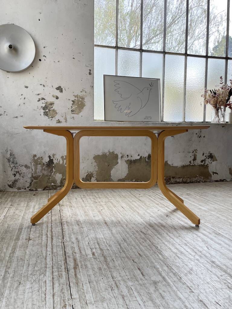 Alback bentwood beech table Ikea vintage