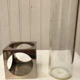 Chrome vase