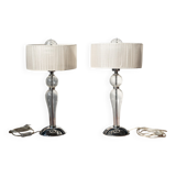 Pair of Modern Table Lamps by Iderl Lux, 2020 – Elegant Glass Design