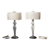 Pair of Modern Table Lamps by Iderl Lux, 2020 – Elegant Glass Design