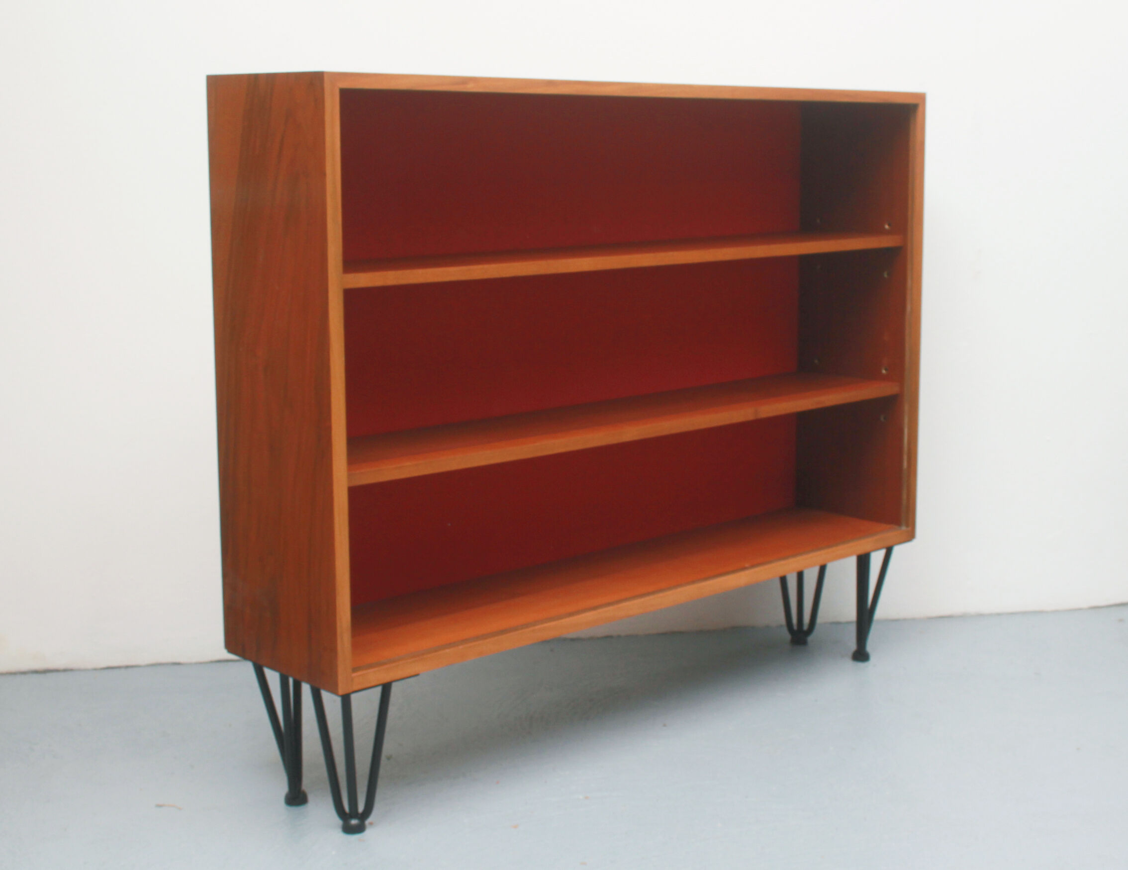 1960s book shelf in walnut