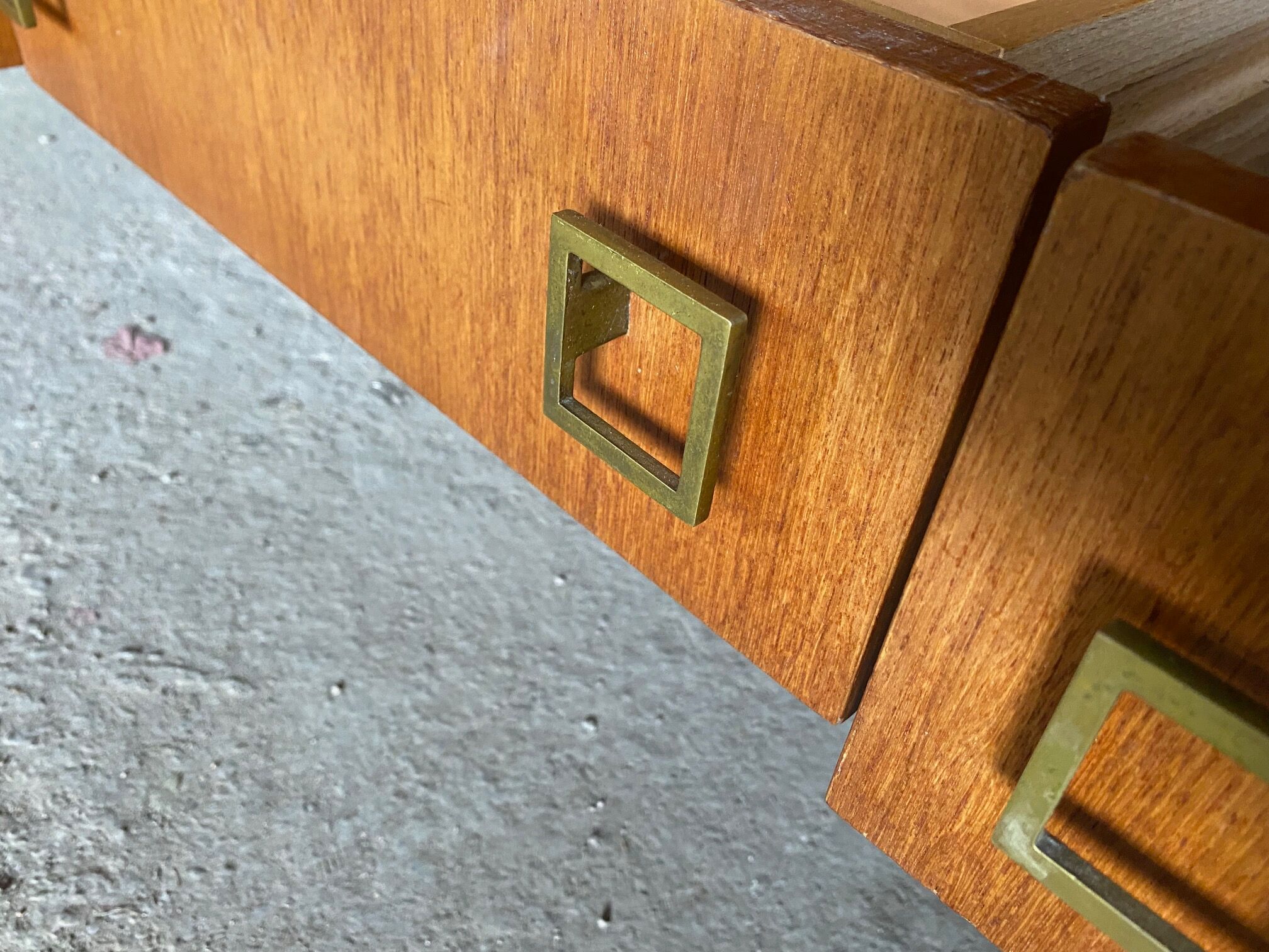 Scandinavian teak wardrobe storage cabinet 60s