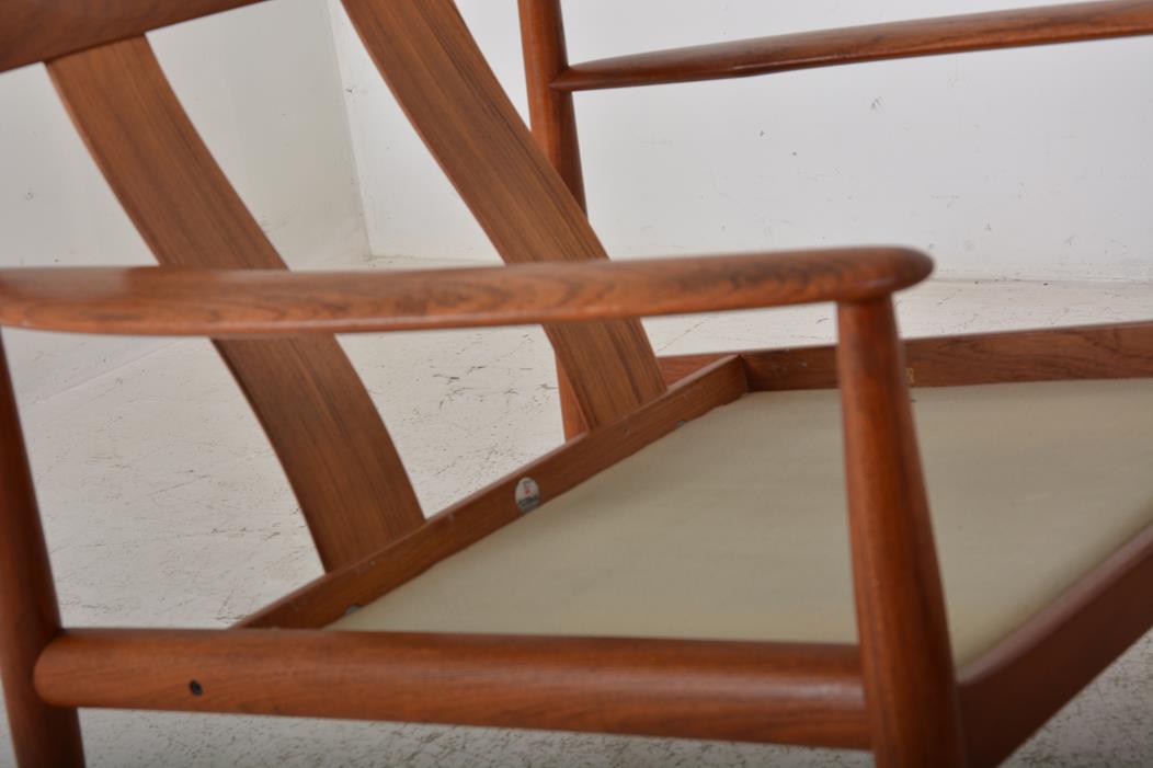 Pair of armchairs by Grete Jalk edition France and Son Denmark 1960