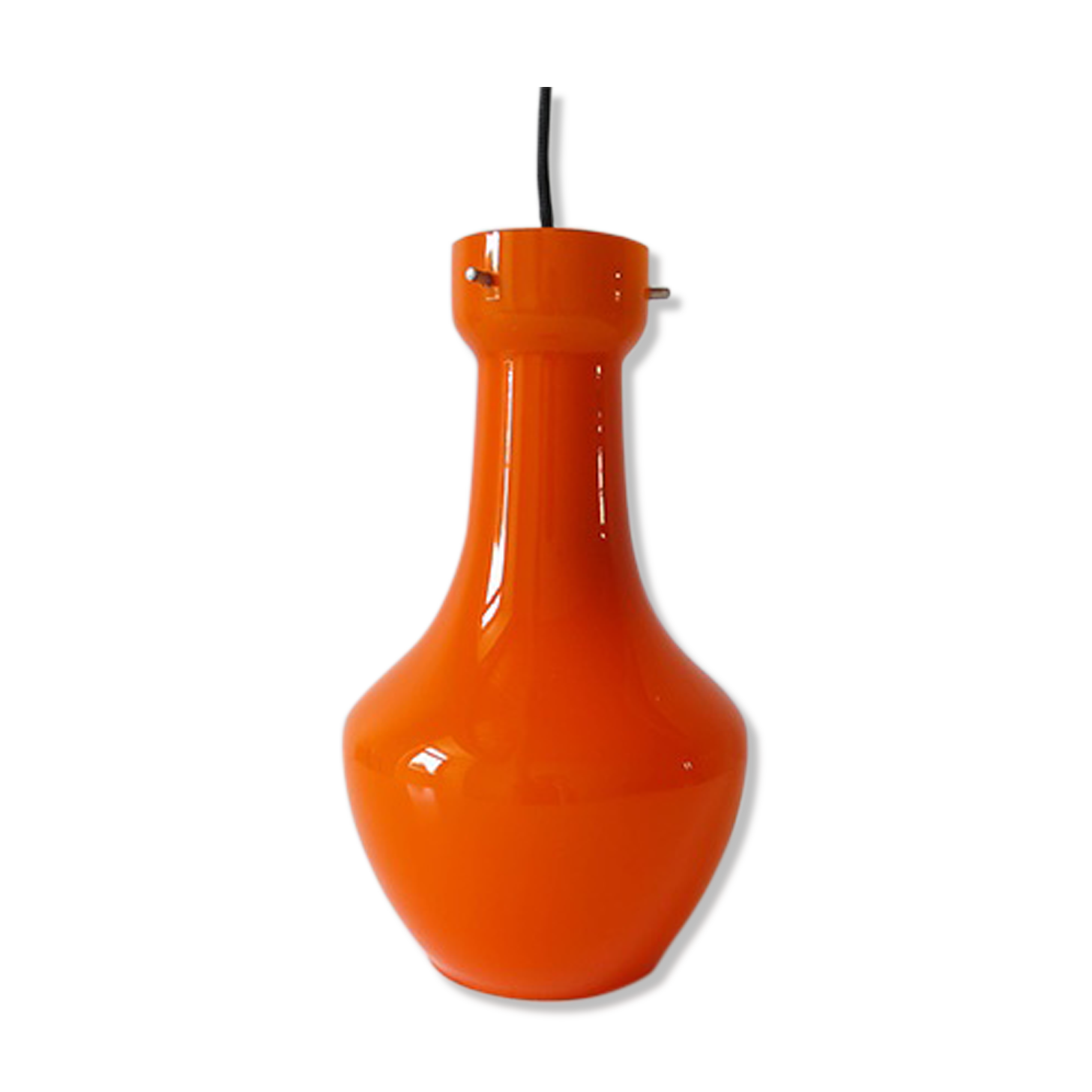 Targetti Sankey orange opaline hanging lamp