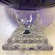 Dish Bohemian crystal two-tone