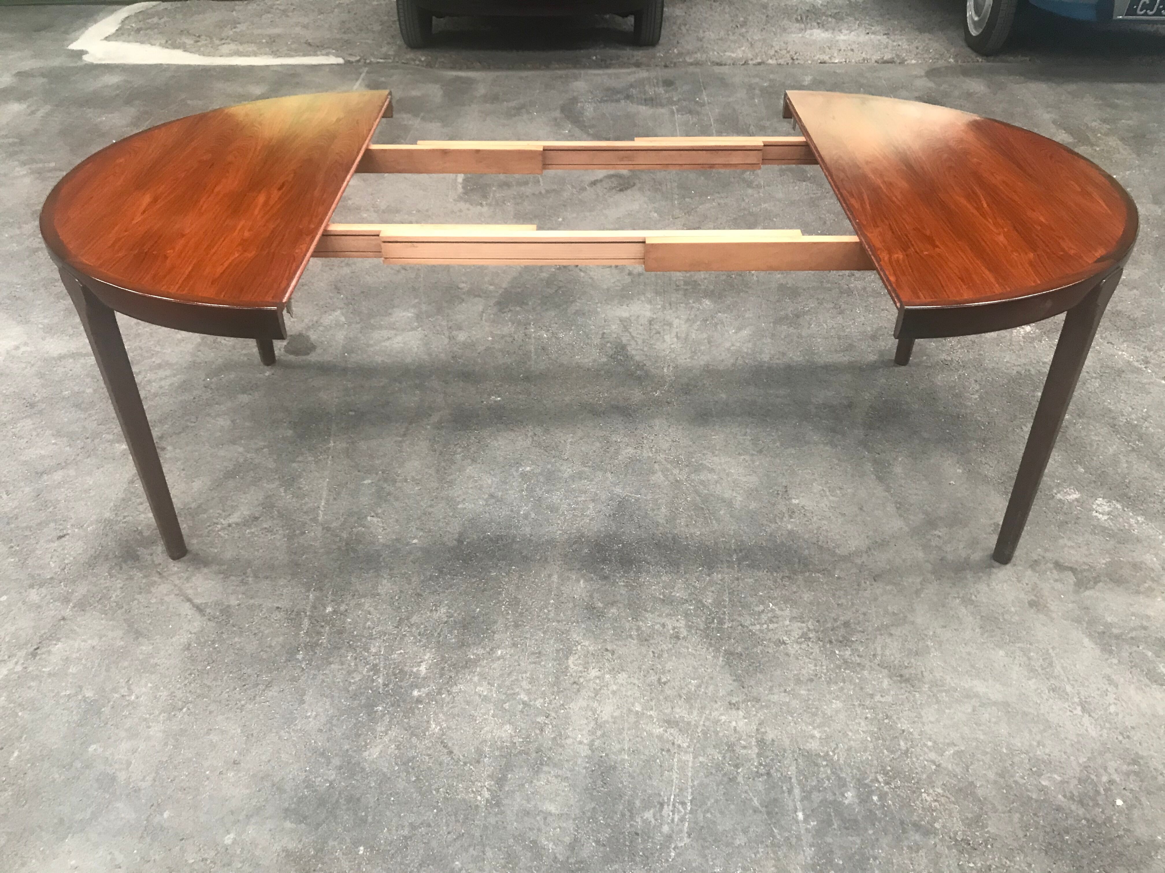 Scandinavian round dining table