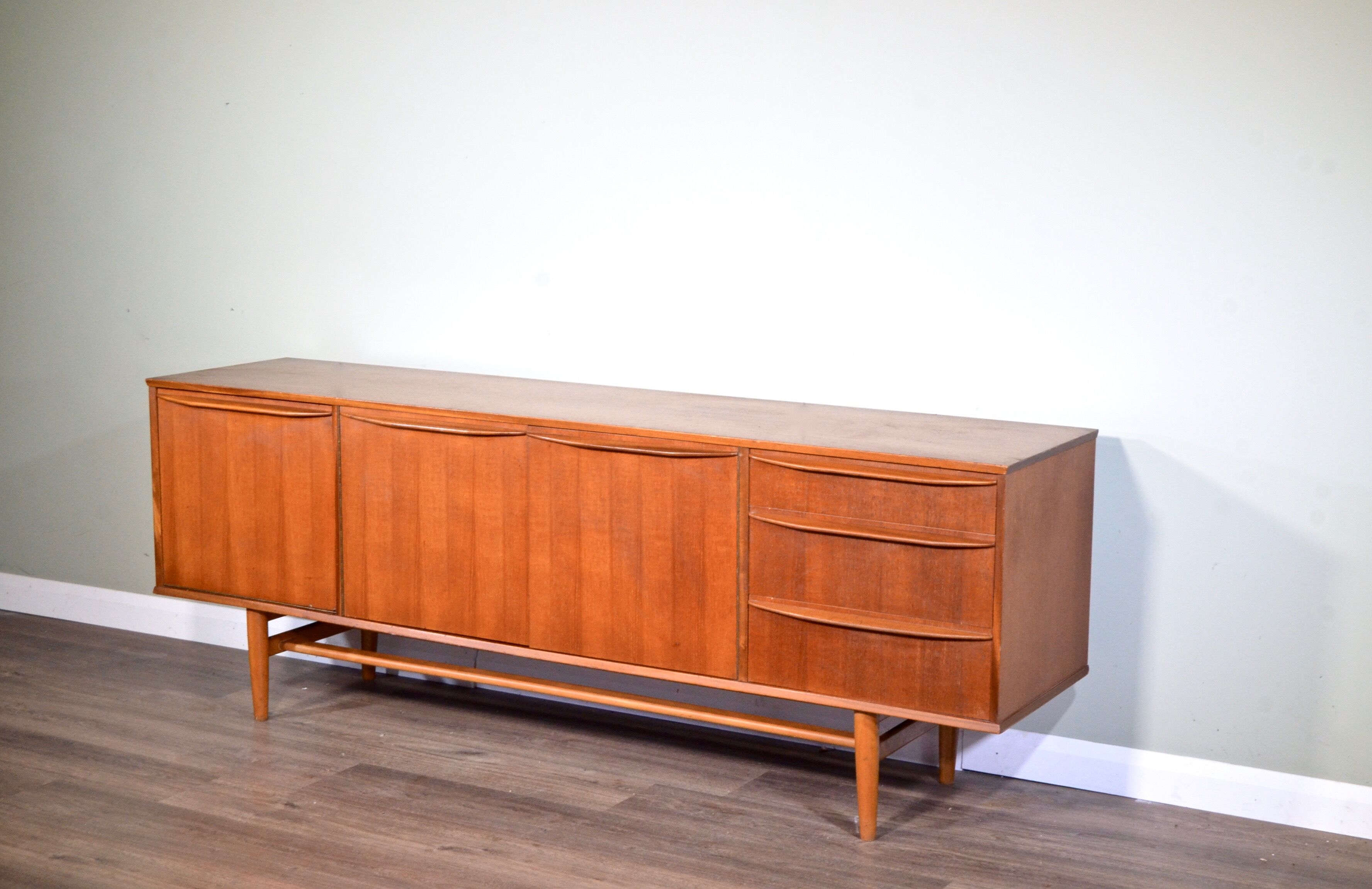 Midcentury sideboard in teak by Morris of Glasgow
