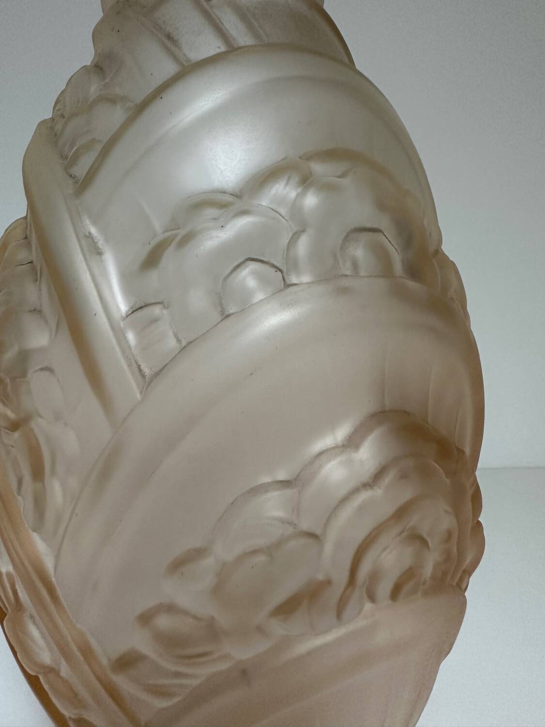 Large uraline vase, Brother Muller Luneville